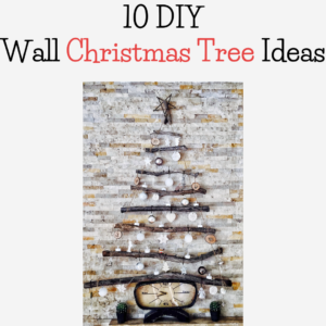 10 DIY wall Christmas tree ideas