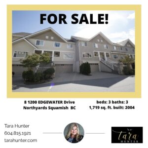8 1200 EDGEWATER Drive Squamish, BC