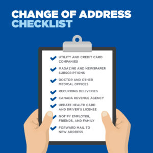 Change of Address Checklist