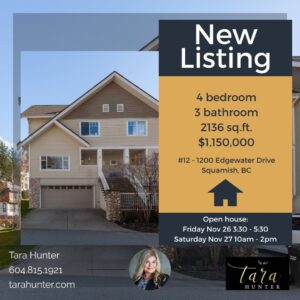 #12 - 1200 Edgewater Drive Squamish, BC