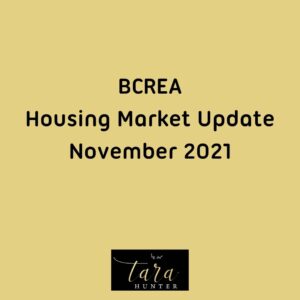 BCREA Housing Market Update for November 2021