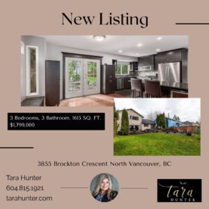 3855 Brockton Crescent North Vancouver, BC