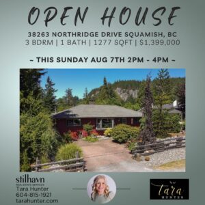 38263 Northridge Drive Squamish, BC *Open House Sunday August 7th 2pm - 4pm*