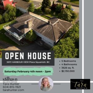 ⭐️OPEN HOUSE Saturday February 4th noon - 2pm ?38111 Harbour View Place Squamish, BC