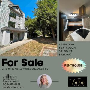 D310 40160 Willow Crescent Squamish, BC