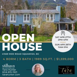 41569 Rod Road Squamish, BC Open House