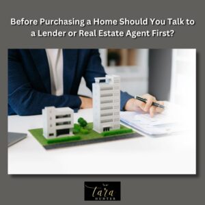 Before Purchasing a Home, Should You Talk to a Lender or Real Estate Agent First?