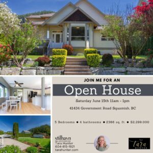 41434 Government Road Squamish, BC Open House June 15