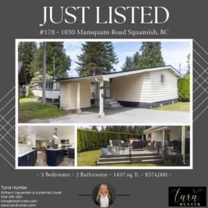 🏠JUST LISTED! #178 - 1830 Mamquam Road Squamish, BC